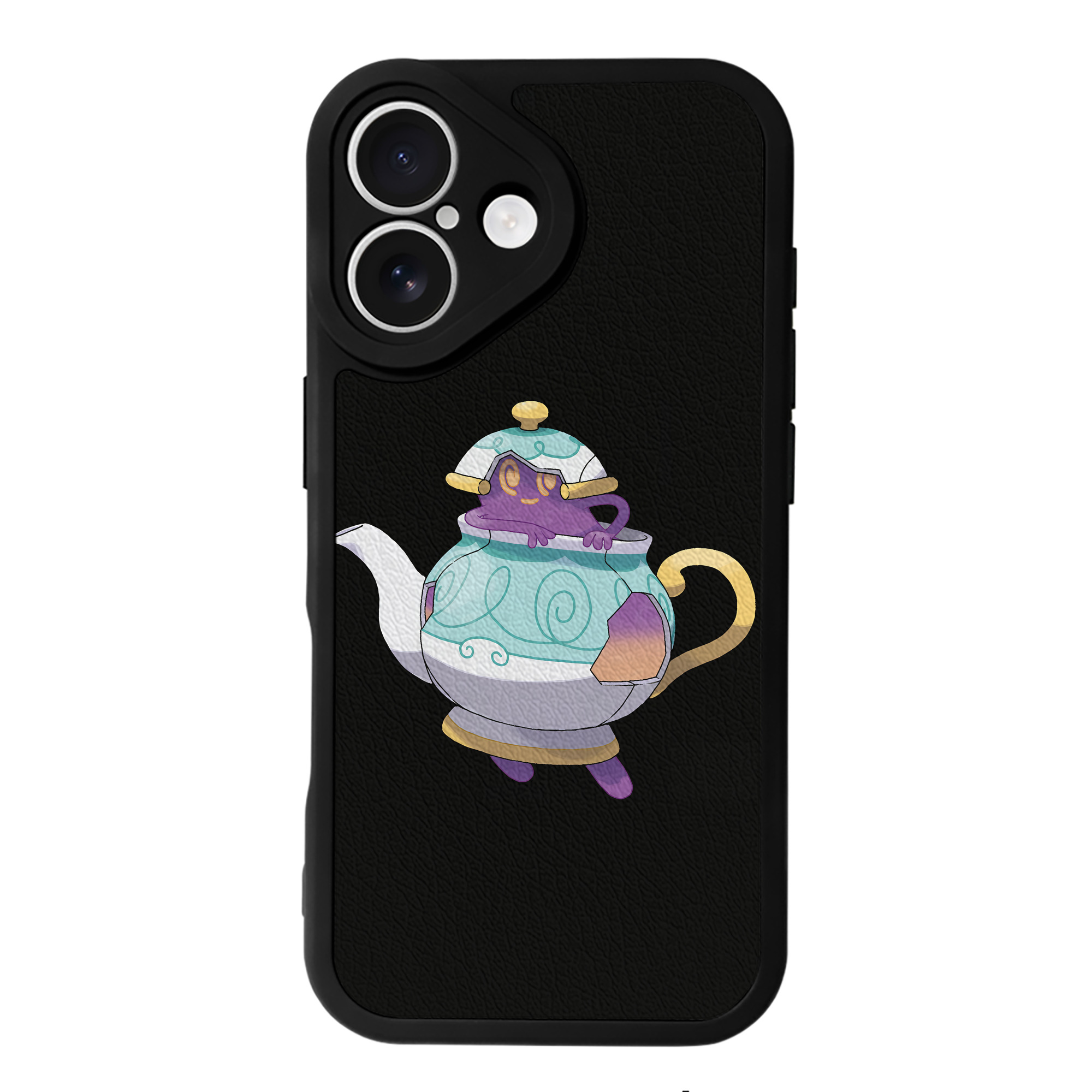（画像用） ポケットモンスター Pokémon 【iPhone 16シリーズ対応】シリコンスマホケース（レザー調） 材質：シリコン